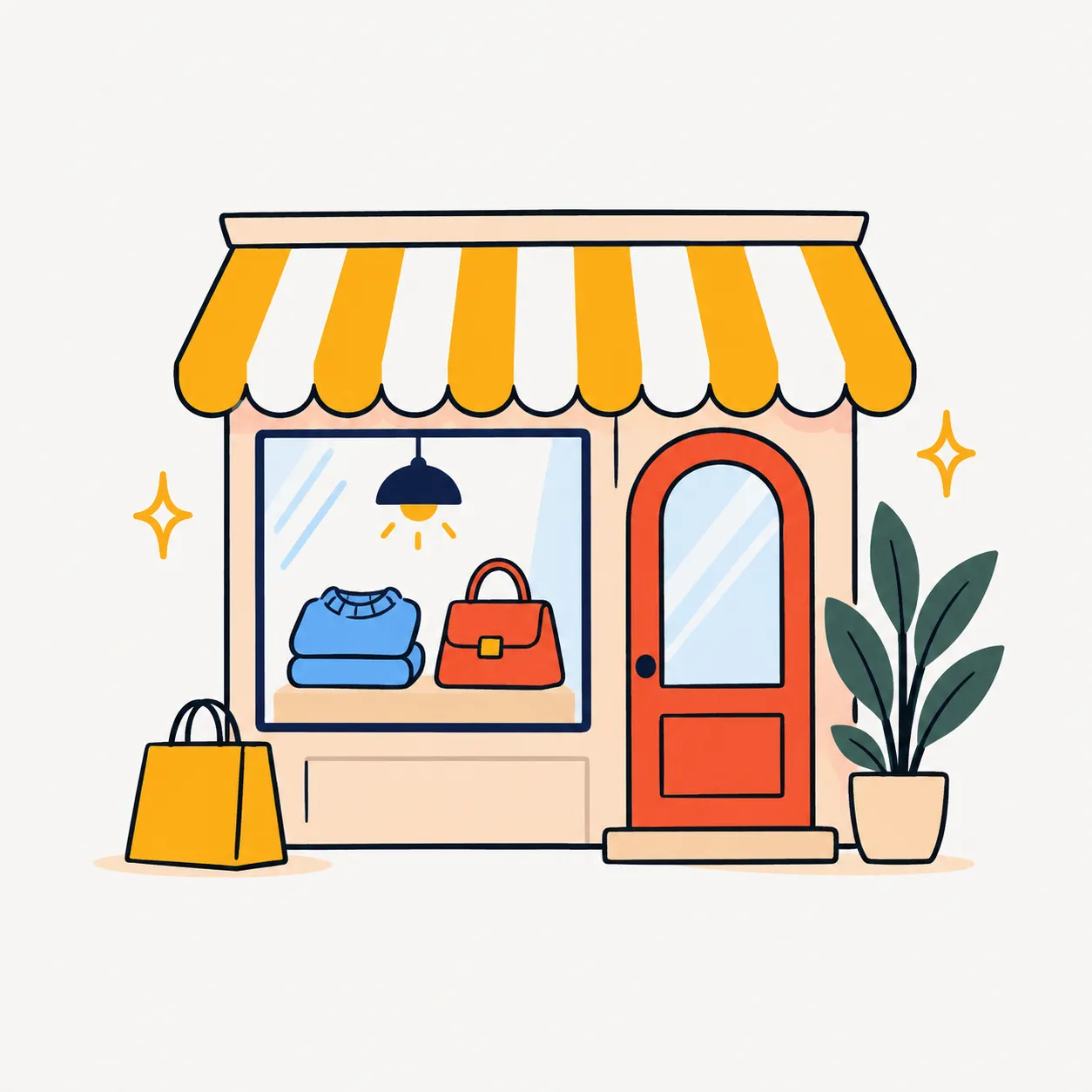 Store illustration